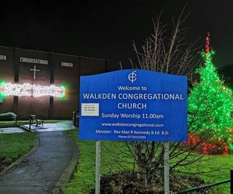 Walkden Congs Christmas exterior